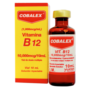 COBALEX Vitamina B12 Vial 10ml 3Pack (Inyecciones) energía y bienestar diario de forma práctica