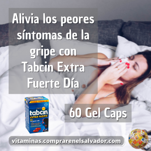 TABCIN EXTRA FUERTE DIA 60 Liquid Gels Cápsulas alivia los síntomas del resfriado rápidamente
