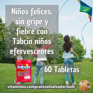 TABCIN NIÑOS 60 Tabletas efervescentes alivio rápido pensado para los más pequeños