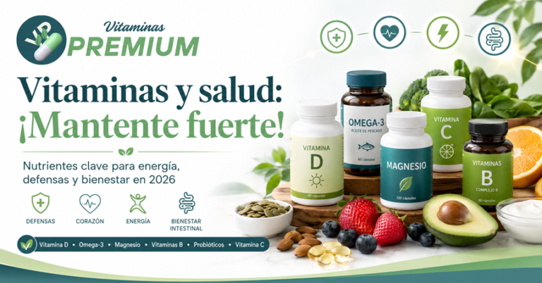 Vitaminas y salud: ¡Mantente fuerte!
