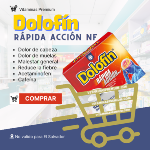 Dolofin Rápida Acción 500 mg - Alivio Rápido del Dolor