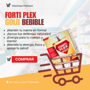 Fortiplex Gold Bebible - Suplemento Energético en 12 Sobres