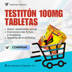 Testiton 25 Tabletas de 100mg - Potenciador Sexual con Sildenafil