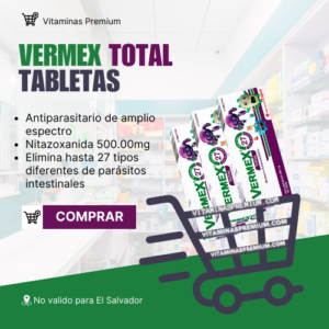 Vermex Total 6 Tabletas - Antiparasitario de Amplio Espectro