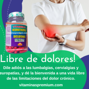 Vitaminas Neurotropas + Diclofenac | 100 Cápsulas Blandas
