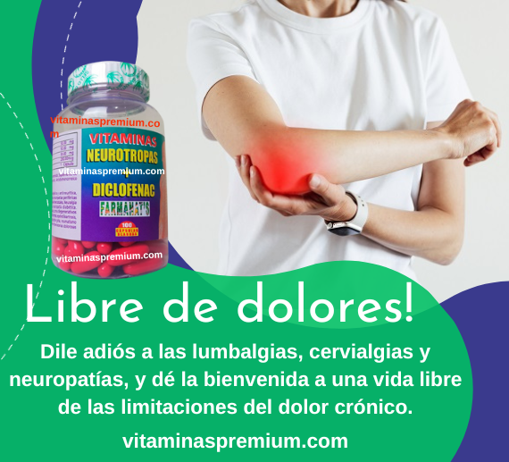 Vitaminas Neurotropas + Diclofenac | 100 Cápsulas Blandas