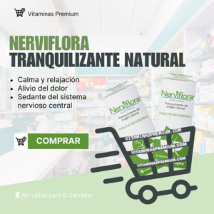 Nerviflora 2 Pack - 60 Tabletas Tranquilizante Natural
