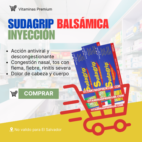 Sudagrip Balsámico - Solución Inyectable Tripack